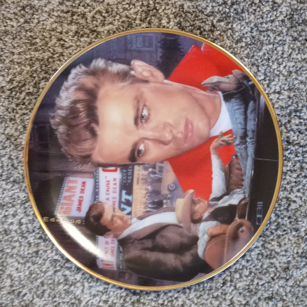 James Dean Collectors Plate